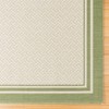Gertmenian 9'x13' Paseo Soroa Rectangle Woven Indoor/Outdoor Accent Rug Green: Polypropylene, Fade-Resistant, Hose Clean - 2 of 4