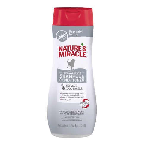 Nature s Miracle Hypoallergenic Shampoo Conditioner For Dogs 16 Fl Oz Target