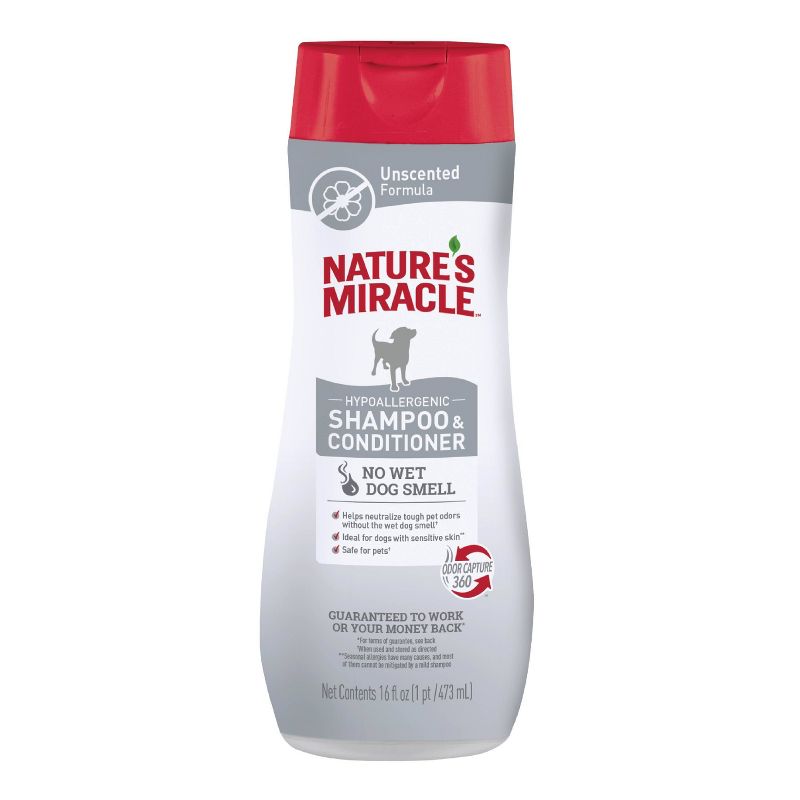 Nature&#39;s Miracle Hypoallergenic Shampoo &#38; Conditioner for Dogs - 16 fl oz, 1 of 10
