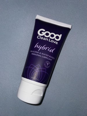  Good Clean Love Hybrid Silicone & Water Based Personal  Lubricant, Premium Lasting Lube with Hyaluronic Acid, Safe for Condoms,  Intimate Wellness Gel for Men & Women, 1.69 Oz : Health 