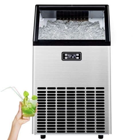 Simzlife 100 Lbs. Commercial Ice Maker, Stainless Steel, Silver - image 1 of 4