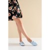 Penny - Baby Blue Leather Horsebit Loafers | Forever & Always Shoes - 4 of 4