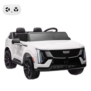 24V 2-Seater Kids Ride-on Car with Remote Control, Electric Ride on Truck Toy for Toddlers Licensed Cadillac 4 Wheel Vehicle - 1 of 4