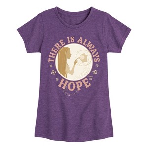 Girls' - Disney - There Is Always Hope Fitted Short Sleeve Graphic T-Shirt - 1 of 4