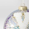 Christmas Monogram Plastic Tinsel Ball Y Ornament - Wondershop™ - 3 of 3