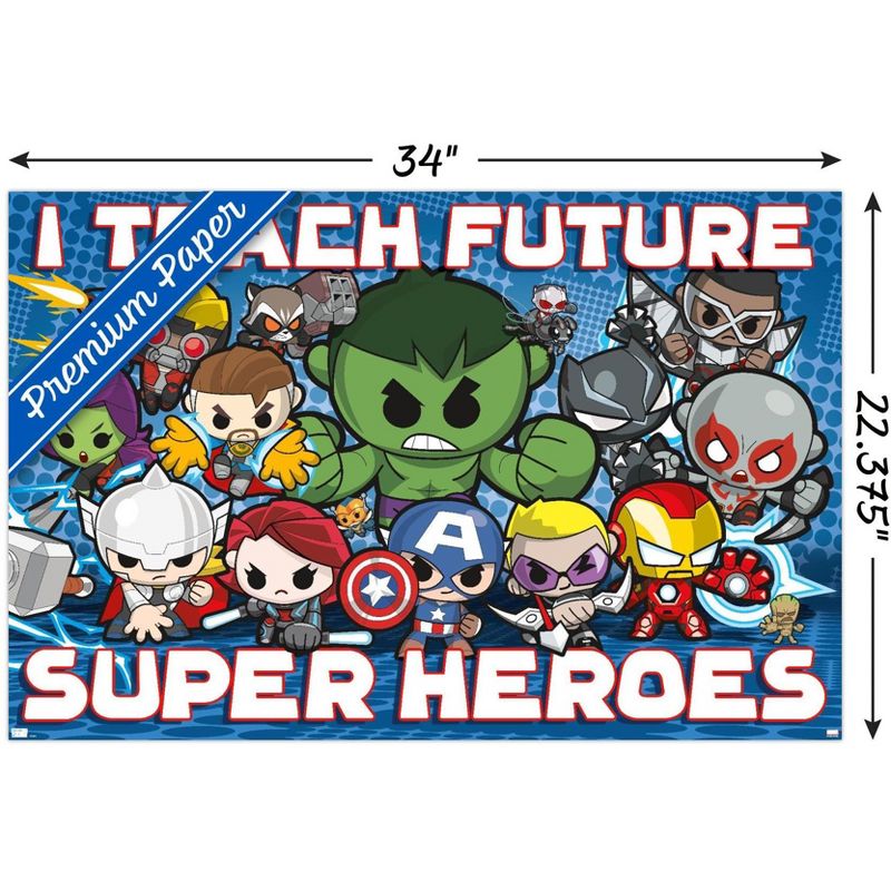 Trends International Marvel Comics - I Teach Future Superheroes Unframed Wall Poster Prints, 3 of 7