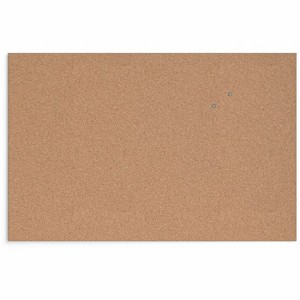 U Brands - Cork Canvas - Bulletin Board - Natural Cork Surface - 35 in. x 23 in. - 1 Each - 1 of 4