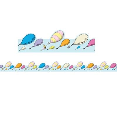 Eureka Oh the Places You'll Go Extra-Wide Deco Trim, 37 Feet (Pack of 6)