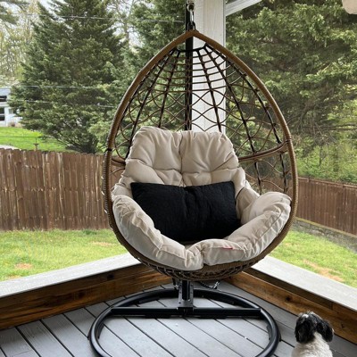 Hanging egg chair online garden centre