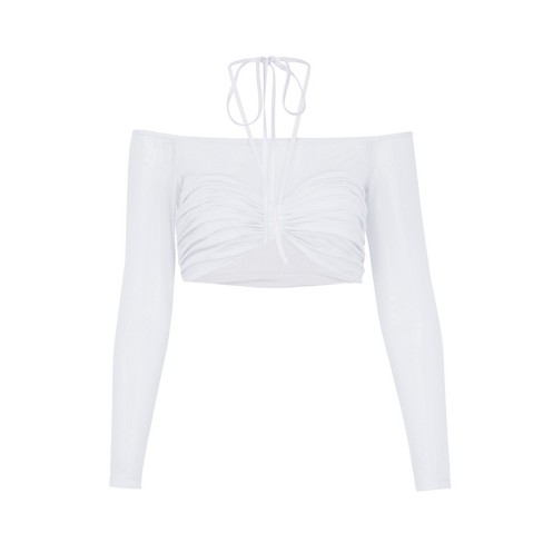 White Long Sleeve Top : Target