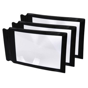 TickiT Sheet Magnifier, 8.7" x 5.5", Pack of 3 - 1 of 4
