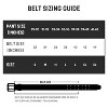 Wrangler Men's Double Perf Genuine Leather Belt, 38mm Casual Belt with Removable Double-Prong Roller Buckle - 4 of 4