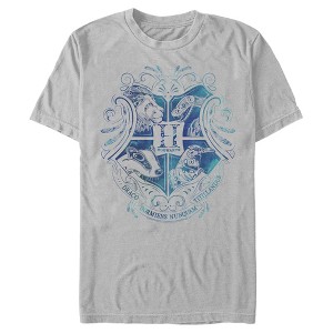 Men's Harry Potter Hogwarts Houses Blue Crest T-Shirt - 1 of 4