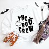 Simply Sage Market Women's Graphic Sweatshirt The Boo Crew Bat and Ghost - 3 of 4
