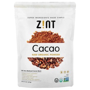 Zint Raw Organic Powder, Cacao, 8 oz (227 g) - 1 of 2