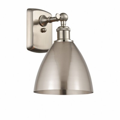Metal Bristol - 1 Light Wall Sconce In Industrial Style-10.75 Inches Tall and 7.5 Inches Wide