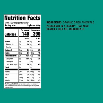 Organic Dried Unsweetened Pineapple Ring Supersnacks Dried Fruit - 4oz - Good & Gather™
