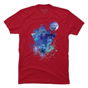 Men's Design By Humans Play Music On The Edge By Maryedenoa T-Shirt - 1 of 2