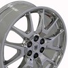 OE Wheels CA12 20 Inch Rim Fits SRX Style 6x120 20x8 Chrome - Hollander 4709 (1) - 2 of 4