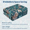 GustoWave Various sizes Modern Floral Machine Washable Indoor Waterproof Area Rug for Bedroom, Living Room, Dark Green - 3 of 4