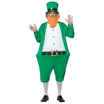 Leprechaun Costume Set - Green Hat, Beard & Bow Tie For St. Patrick's Day