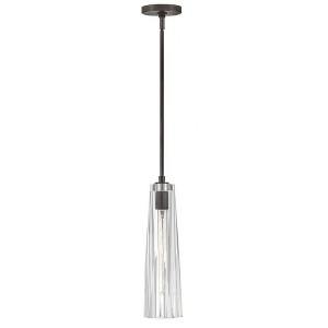 Fredrick Ramond Lighting Cosette 1 - Light Pendant in  Black Oxide - 1 of 2