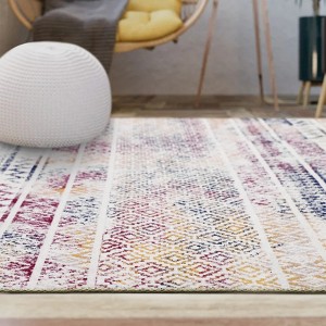 Modern Washable Hallway Runner,Bohemian Rugs ,Non-Slip Non-Shedding Kitchen Entrway Bathroom Floor Mat for Living Room Bedroom - 1 of 4