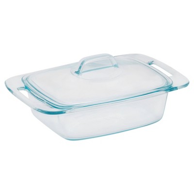 Made in China Pyrex clear oven baking bowl with Lid