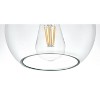 Elegant Lighting Baxter 8 Inch Flush Mount Clear Shade in Satin Gold - 4 of 4