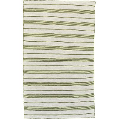 Duprine Transitional Stripes Indoor/Outdoor Area Rug