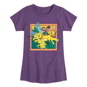 Girls' - Disney - The Lion King Fitted Short Sleeve Graphic T-Shirt - 1 of 4