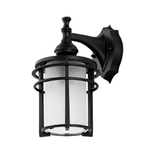 Adisyn 8" Outdoor Sconce (Set of 2) - PLT4025 - Black - Safavieh - 1 of 4