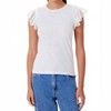 Women's Fishnet Ruffle Tee - GOLDIE - 3 of 4