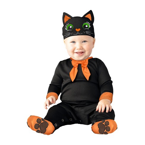 Incharacter Baby Black Cat Infant Costume, Small (6-12) : Target