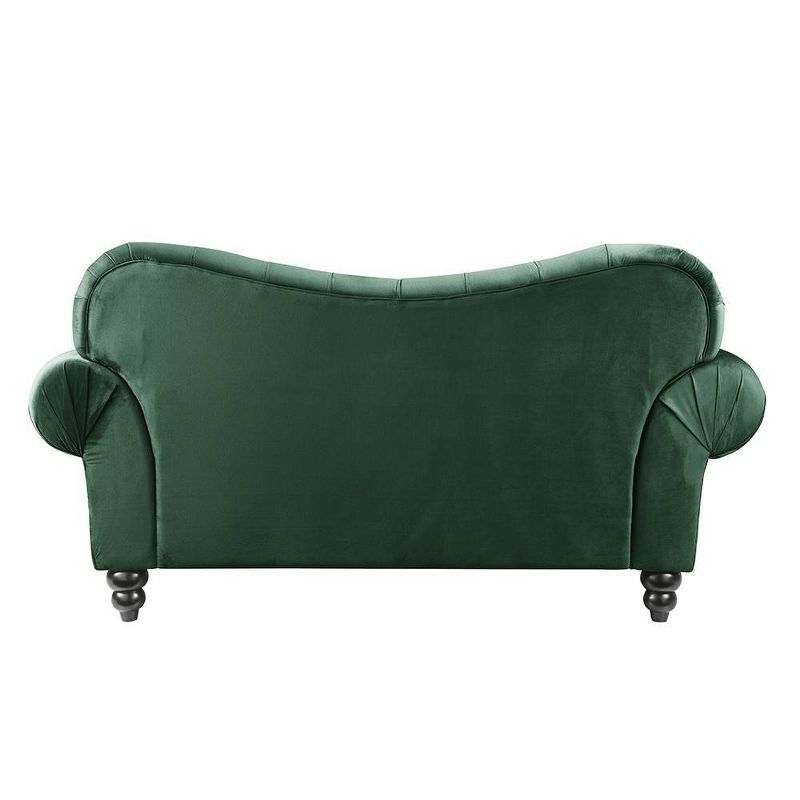76&#34; Iberis Sofa Green Velvet - Acme Furniture, 4 of 9