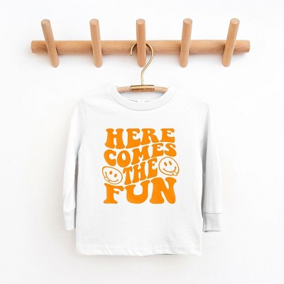 The Juniper Shop Here Comes The Fun Puff Print Youth Long Sleeve Tee