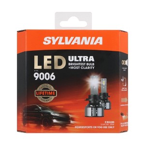 SYLVANIA 9006 LED Ultra -  Fog Lights For Cars and Trucks - Headlight Bulbs for Off Road Powersports - 6000k Cool White LED Light - Maximum Lifespan - 1 of 4