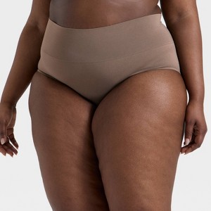 Women's Seamless High-Rise Briefs Underwear - Auden™ - 1 of 3