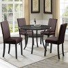 Subrtex Faux Leather Indoor Dining Chair Set Of 2, Modern Mid-Century Chairs For Home - image 3 of 4