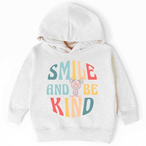 The Juniper Shop Mini Smiley Smile and Be Kind Aria Toddler Hoodie - 1 of 4
