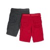 Raw X Kids and Boys 100% Cotton Belted Twill Cargo Shorts 8-18 - 2 of 4