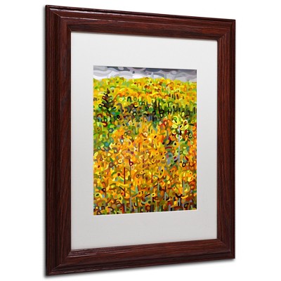 Trademark Fine Art -Mandy Budan 'Towards Autumn' Matted Framed Art