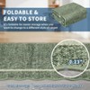 Modern Washable Area Rug, Scalloped Throw Carpet with Non Slip Backing, Low Pile Stain Resistant Floor Carpet for Living Room - 3 of 4