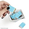Big Dot of Happiness Blue Confetti Stars - Mini Candy Bar Wrapper Stickers - Simple Party Small Favors - 40 Count - 2 of 4