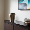 HomeRoots 12" Silver Metal Table Vase - 2 of 4