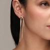 Women's Dangling Drop Earrings - Champayane Gold - 3 of 4