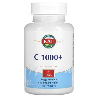 KAL C 1000+, 100 Tablets