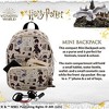Harry Potter Wizarding World Magic Mini Purse Backpack with Hogwarts Allover Icon Print, 10.5 Inches, Adjustable Straps, Faux Leather - 3 of 4
