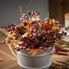 11"H Sullivans Artificial Berry Leaf Fall Orb, Multicolor - 3 of 3