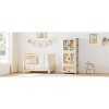 Plastic Storage Cabinet - No Installation Required, Dustproof, Multifunctional, Suitable for Living Room and Bedroom, Clothes Storage - 3 of 4